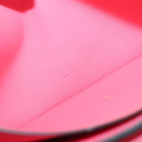 HERMES Camille Long Wallet Leather Pink Silver Auth 142388M - Picture 12 of 16